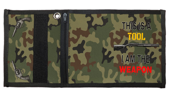 Portfel dla strzelca To tylko narzędzie, Ja jestem bronią