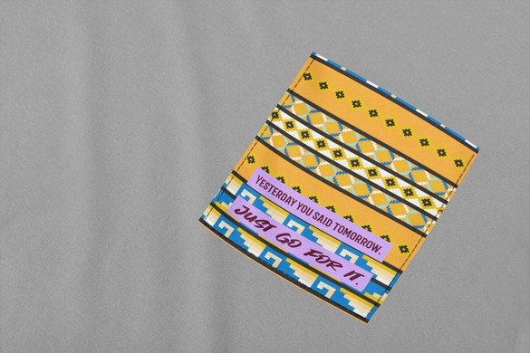 Koszulka z kieszonką JUST GO FOR IT.