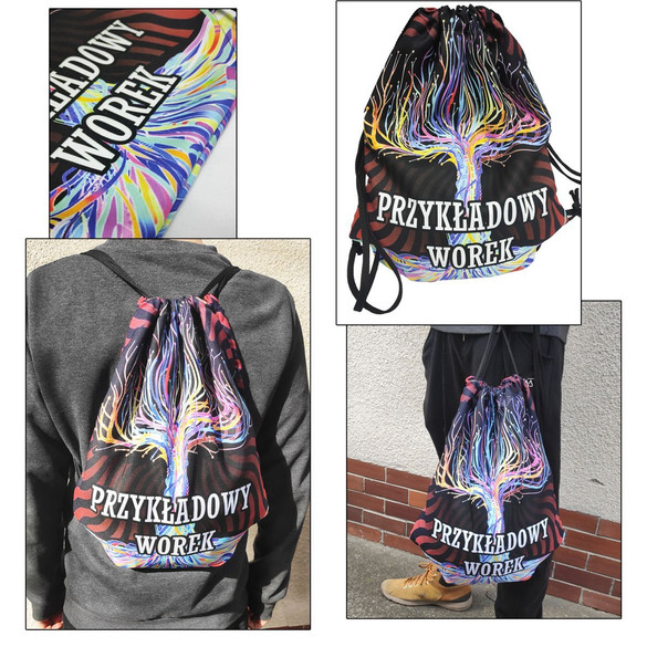 Worek z własnym Nadrukiem KREATOR NADRUKU