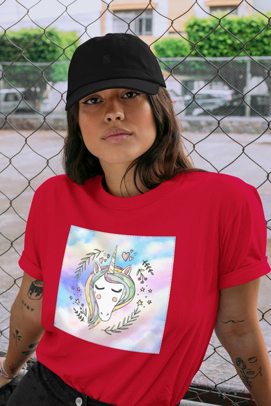 Koszulka z naszywką Unicorne 01