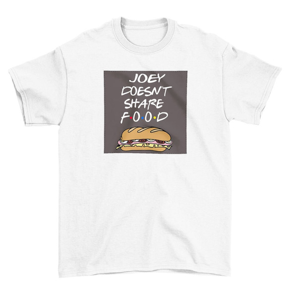 Koszulka z naszywką Friends food