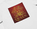 Koszulka z naszywką Queen logo red
