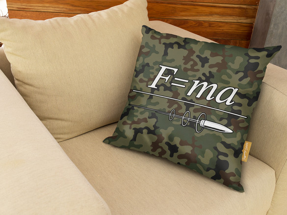 Poduszka dla strzelca F= ma 40x40cm