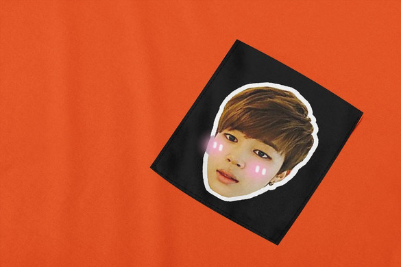 Koszulka z kieszonką BTS JUNGKOOK