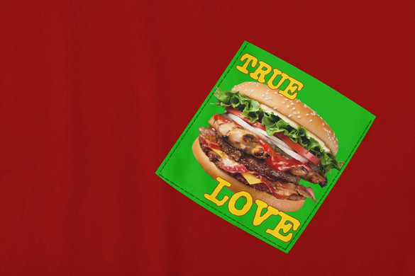 Koszulka z kieszonką LOVE BURGER