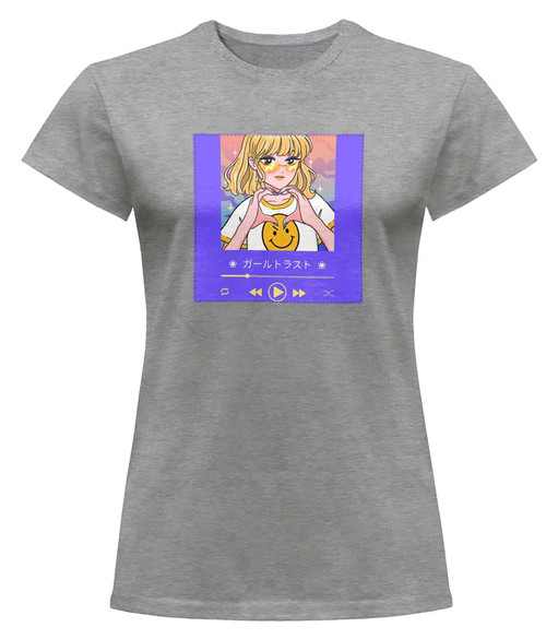 Bluzka damska z naszywką Music window