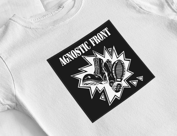 Bluzka damska z naszywką Agnostic Front 03