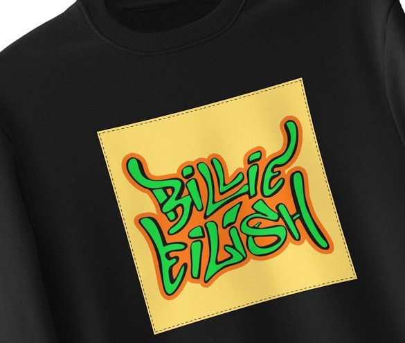 Bluza z naszywką Billie Eilish 04