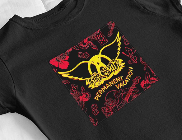 Bluzka damska z naszywką AEROSMITH 