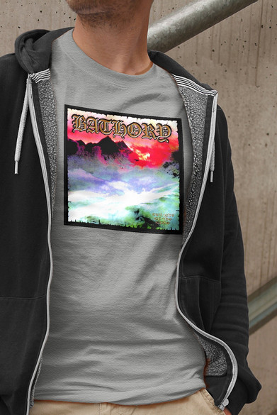 Koszulka z naszywką BATHORY 01