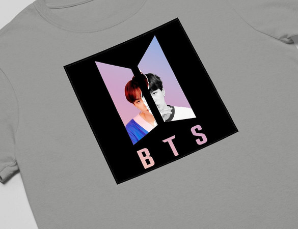 Koszulka z naszywką BTS SUGA