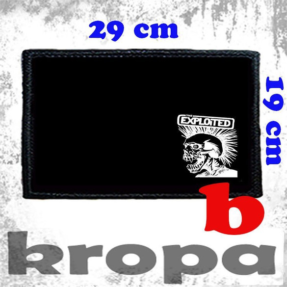 Naszywka duża na ubranie THE EXPLOITED