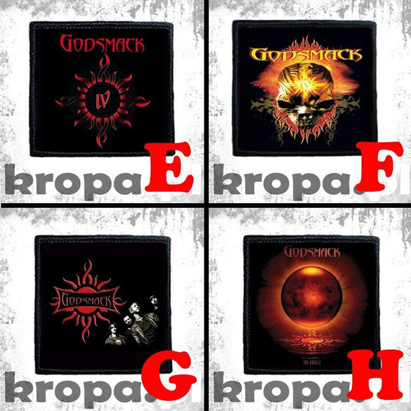 Naszywka GODSMACK 10 x 10 cm Dużo Wzorów!