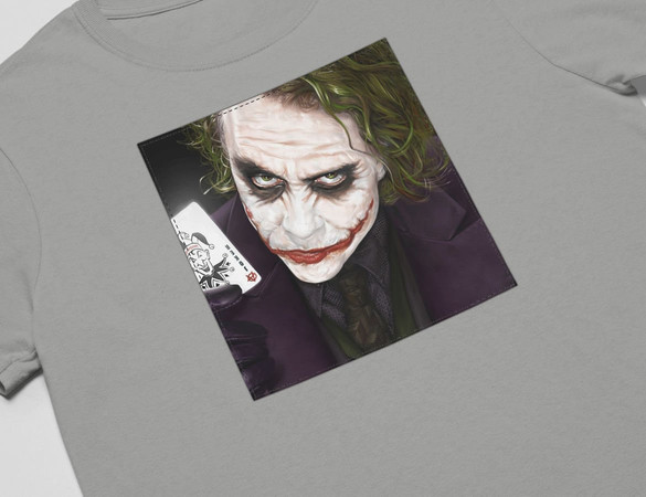 Koszulka z naszywką Joker Heath Ledger