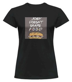 Bluzka damska z naszywką Friends food