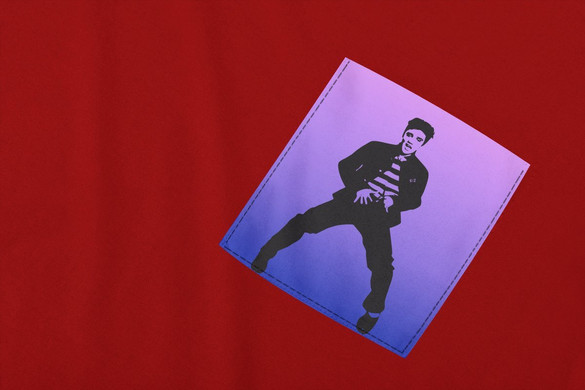 Koszulka z kieszonką ELVIS PRESLEY 01