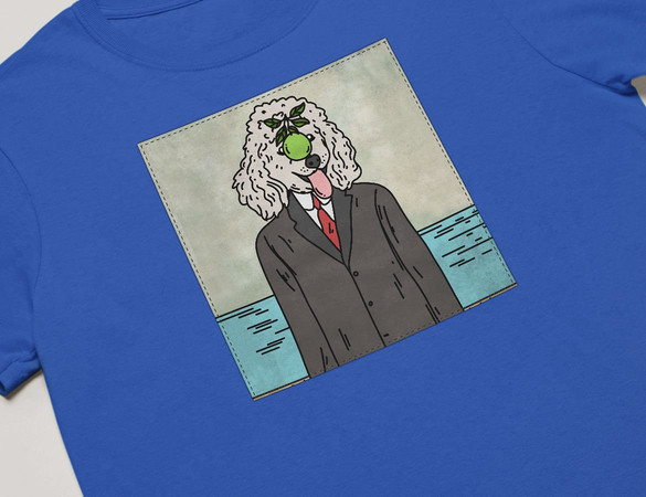 Koszulka z naszywką DOG PARODY:  Syn człowieczy