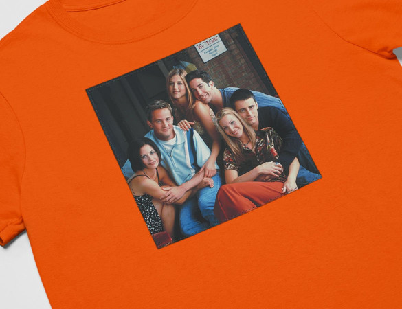 Koszulka z naszywką Friends squad 2