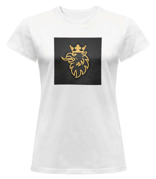 Bluzka damska z naszywką Scania logo gold