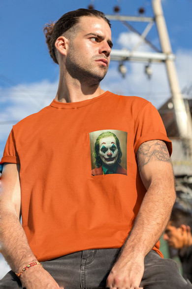 Koszulka z kieszonką JOKER FACE 1