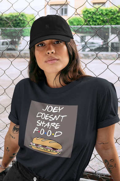 Koszulka z naszywką Friends food