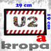 Naszywka duża na ubranie U2