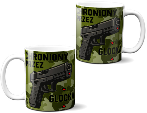 Kubek dla strzelca Chroniony przez GLOCKA