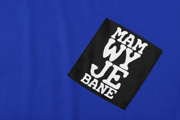 Koszulka z kieszonką MAM WY**BANE