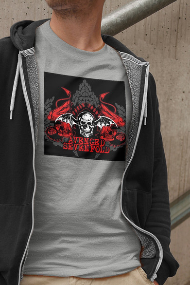 Koszulka z naszywką Avenged Sevenfold 01
