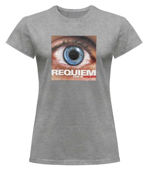 Bluzka damska z naszywką Requiem for a dream 01
