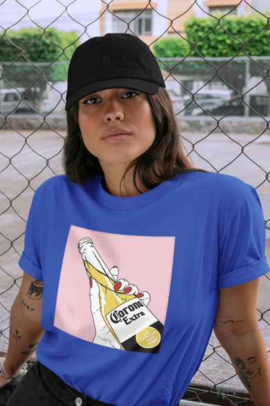 Koszulka z naszywką CORONA Extra