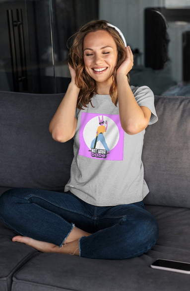 Bluzka damska z naszywką Not your baby