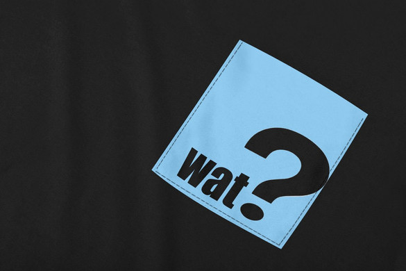 Koszulka z kieszonką WAT?
