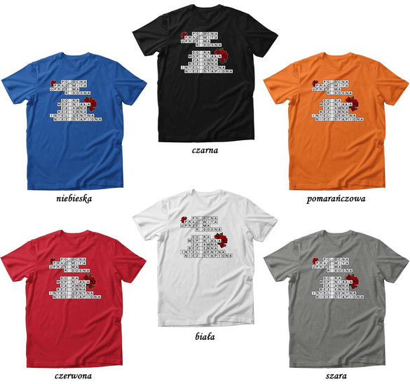 Koszulka na Dzień Babci Krzyżówka MOJA BABCIA