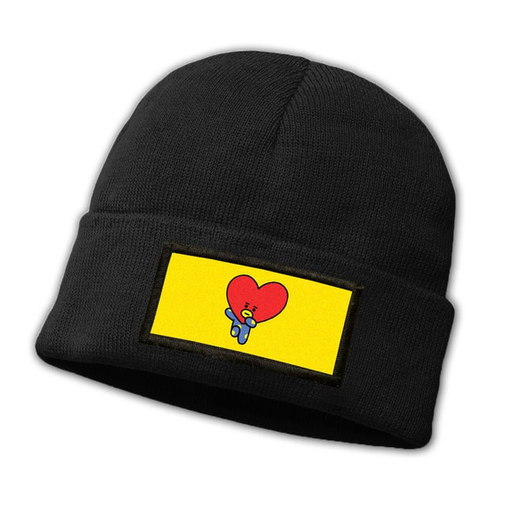 Czapka zimowa z naszywką BTS K-POP BT21 TATA