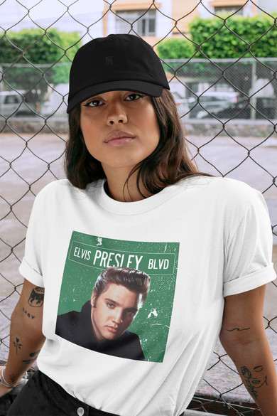 Koszulka z naszywką Elvis Presley 03