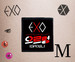 Naszywki EXO K-POP  #BARDZO DUŻO WZORÓW#