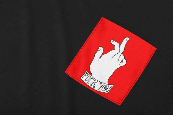 Koszulka z kieszonką FUCK YOU