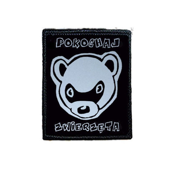 Naszywka POKOCHAJ ZWIERZĘTA