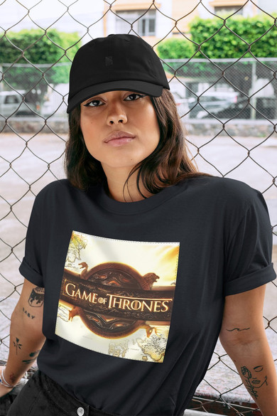 Koszulka z naszywką Game of Thrones logo