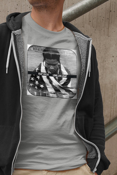 Koszulka z naszywką Asap Rocky Long.Live.