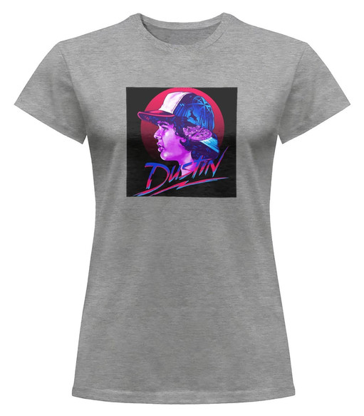 Bluzka damska z naszywką Stranger Things Dustin