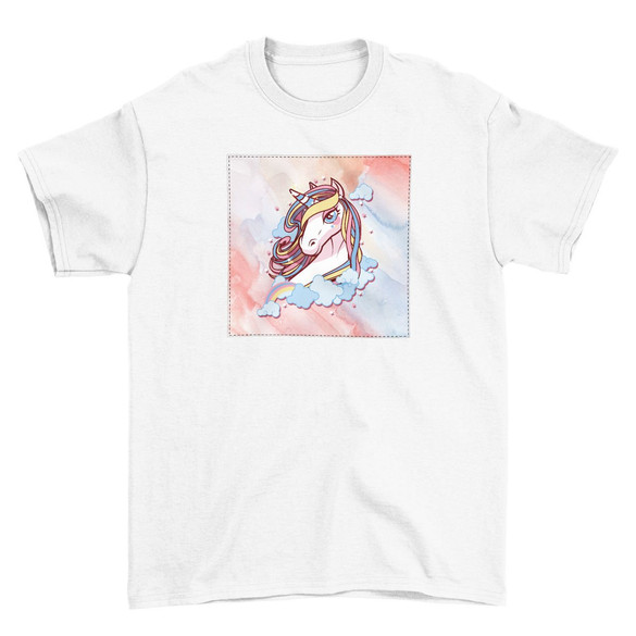 Koszulka z naszywką Unicorne 02