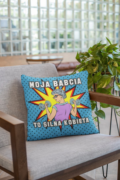 Poduszka na Dzień Babci. Magnes i Imię GRATIS!