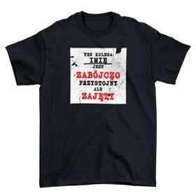 Koszulka z naszywką na Walentynki TWÓJ NAPIS