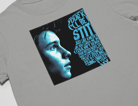 Koszulka z naszywką Shawn Mendes 02