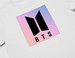 Koszulka z naszywką BTS LOGO 02
