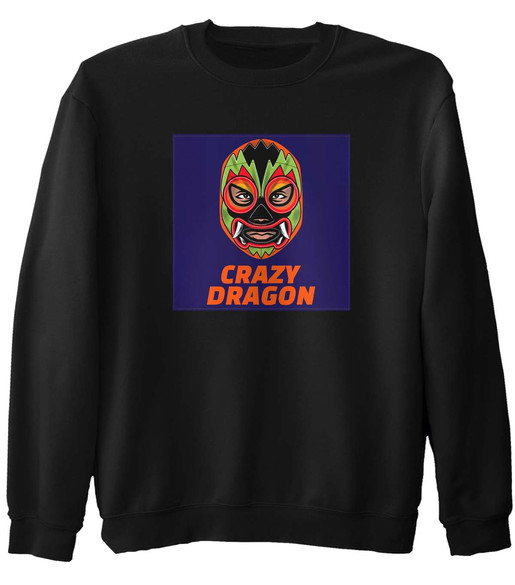 Bluza z naszywką Crazy Dragon