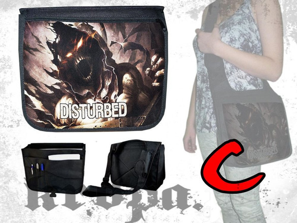 Torba szkolna na ramię DISTURBED