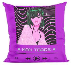 Poduszka Man tears